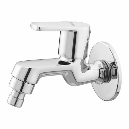 Washing Machine Bib Cock with Wall Flange Chrome